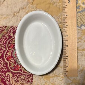 Hall Pottery 701 Oval Baking Dish Dark Green 6”